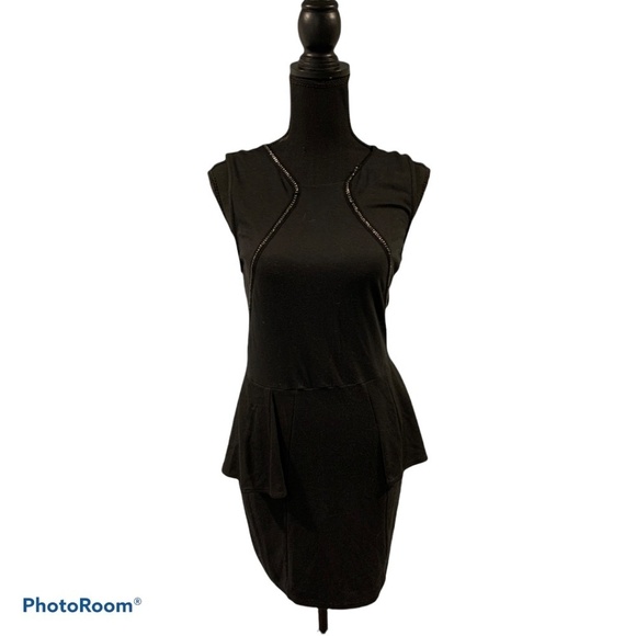 Zara Trafaluc Sleeveless Dress with Peblem Medium - Picture 1 of 5